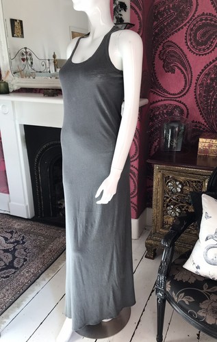 Splendid Racerback Jersey Grey Maxi Dress - Size S EU 34/36 UK 8/10 - Picture 6 of 12