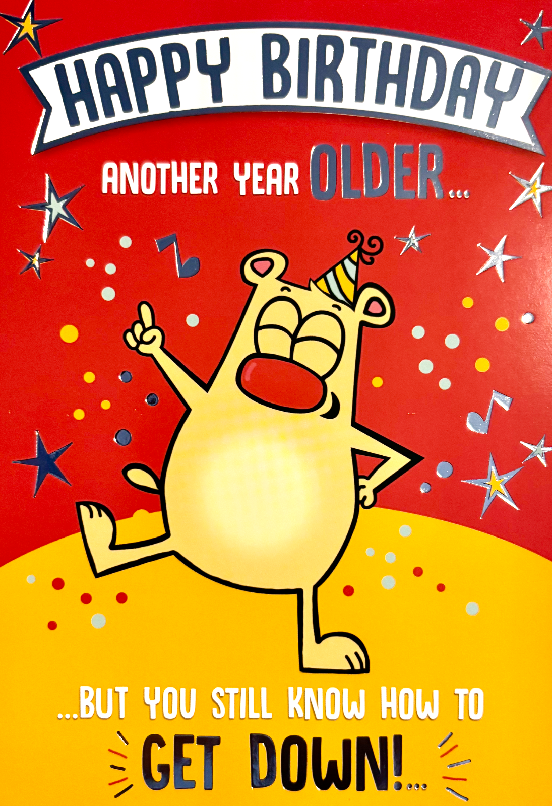 Happy Birthday humorous comedy greetings card, brand new