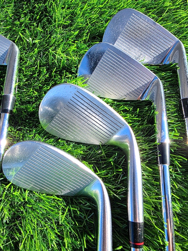 Lefty Nike Vr Pro Forged Blade [5~P + 56 & 60 Steel shaft Forged VR II PRO 8x LH - Picture 3 of 9