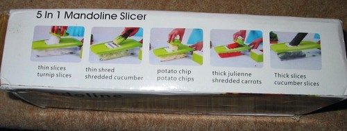 Mandolne 5 in 1 Slicer Green BNIB - Picture 2 of 3