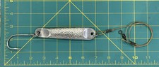 Hammered Spoon Chrome Iron Jigs Saltwater Jig 5” 5.3 Oz Fishing Silver Vintage