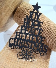 Christmas Tree Cutout 10 CT Scrapbooking Card Making Die Cuts