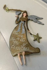 Sunset Vista Designs Angel Believe In Christmas Magic Ornament  Or Wine Charm