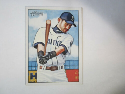 2007 Bowman Heritage #181 Ichiro Suzuki Card Seattle Mariners B17 SP Short Print - Foto 1 di 2
