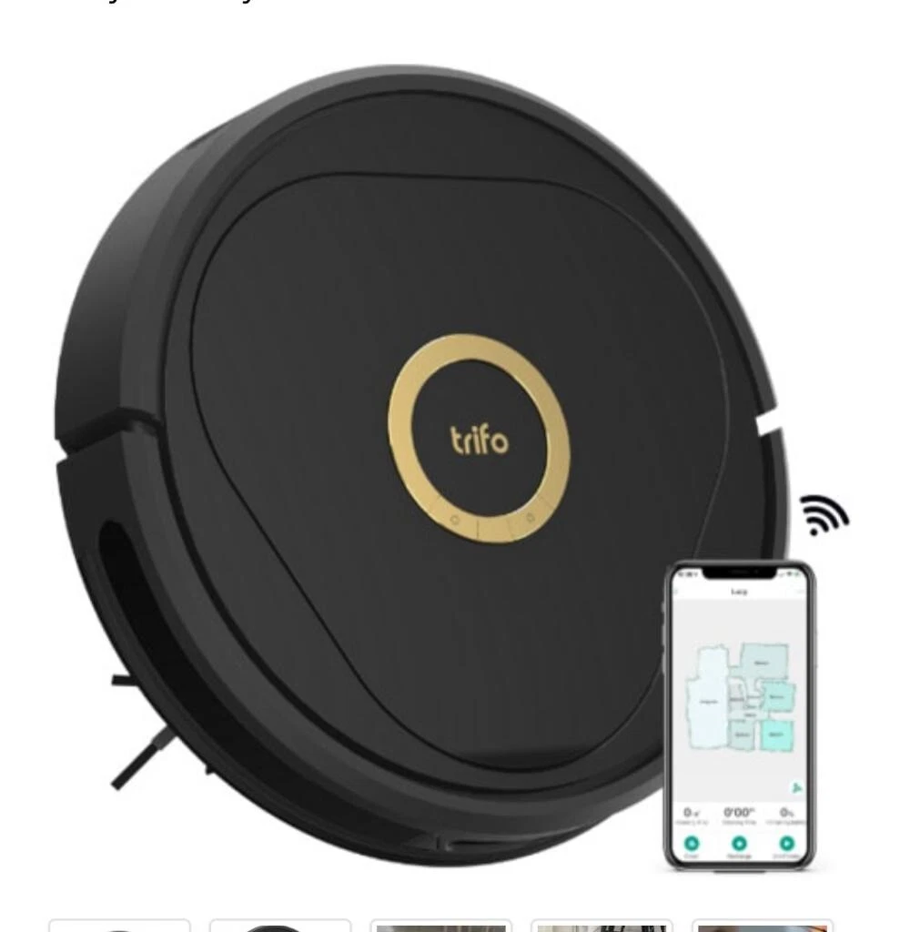 AI Home Robot Vacuum & Mop - Trifo Lucy Carpet Hard Floors Rugs, Alexa