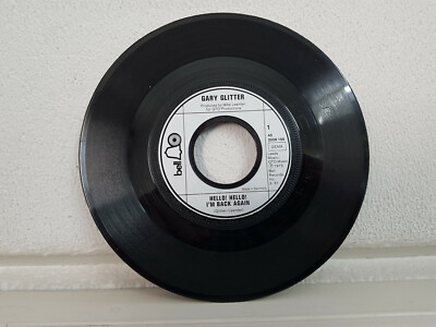 Gary Glitter - Hello! Hello! I'm back again / I.O.U. 1973 Single 7  Platte LP
