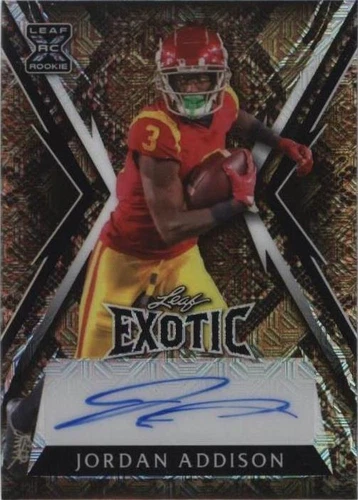 2023 Leaf Exotic Jordan Addison #BA-JA1