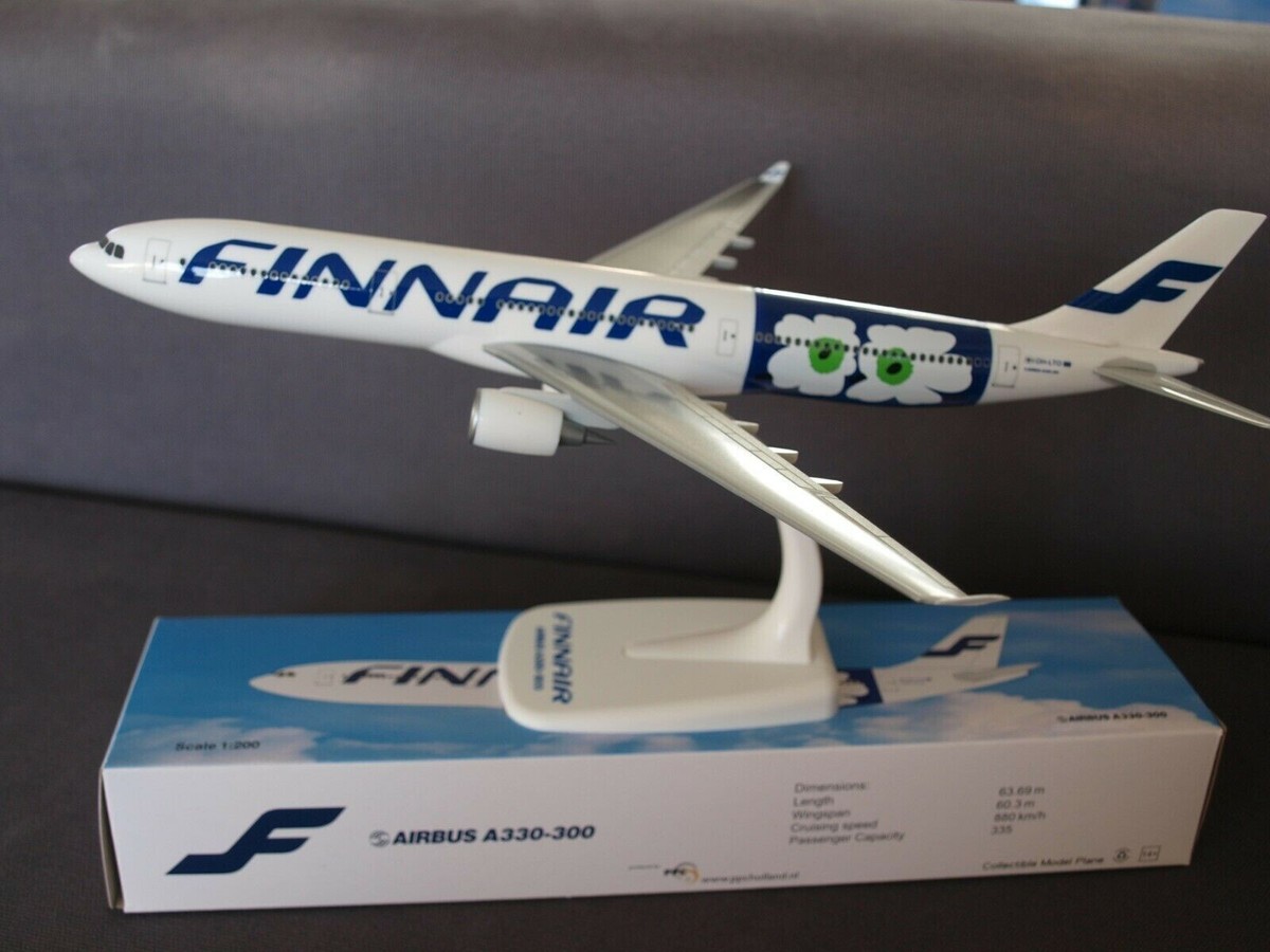 Finnair Airbus A330-300 OH-LTO Flowers Livery PPC Collectable
