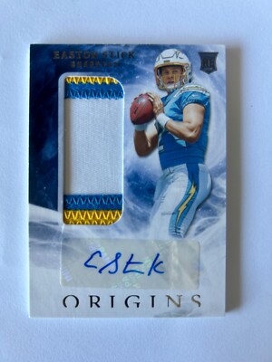 2019 Origins Easton Stick Jumbo Rookie Patch Autograph RPA RC Auto Card #140