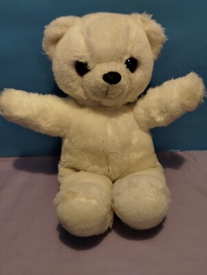 VTG Prestige Toy Corp 1986 Teddy Bear White Stuffed Animal Toy Plush ...