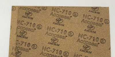 Cork Gasket Material NC-710 .031'' thickness 2 Sheets of 11''x12''