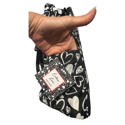 Brighton Backpack Endless Love Heart Print Travel Bag School Bookbag Purse - Picture 6 of 8