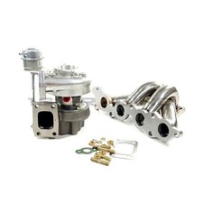 T25T28 A/R 60/64 5 Bolt Turbo+Exhaust Manifold for Suzuki Swift 1.3L GTi G13B