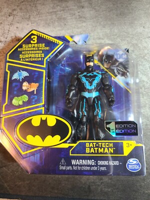 1x SPIN MASTER Caped Crusader FIRST EDITION BAT-TECH BATMAN New FREE SHIPPING 