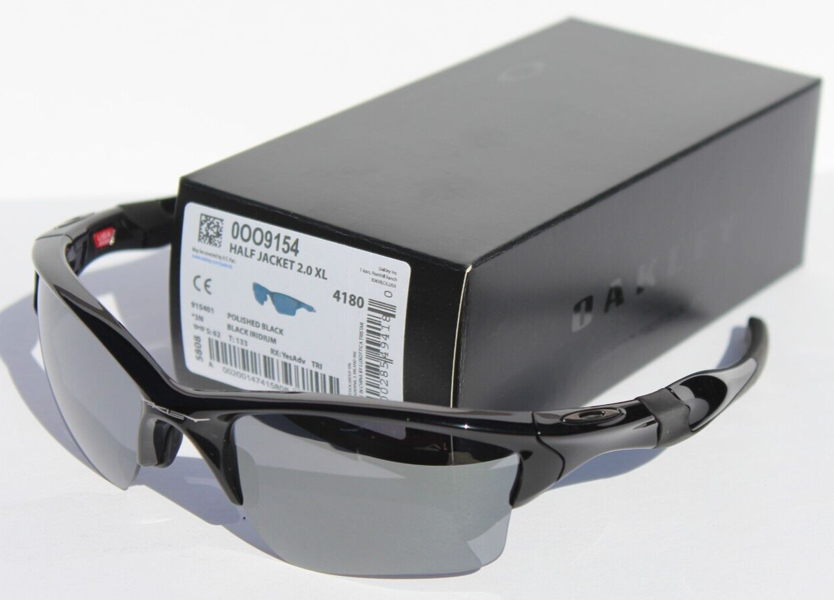 OAKLEY Half Jacket 2.0 XL Sunglasses Polished Black/Black OAKLEY Half Jacket 2.0 XL Sunglasses Polished Black/Black