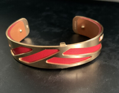 LES GEORGETTES 14mm Rose Gold Plated Ruban Cuff