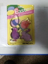 Easter 4 Cookie Cutters,New In Package,USA MADE,Fox Run Craftsmen, recipes rear