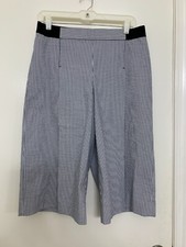 NWT Elie Tahari Wide Leg Cropped Dress Pant Size 8