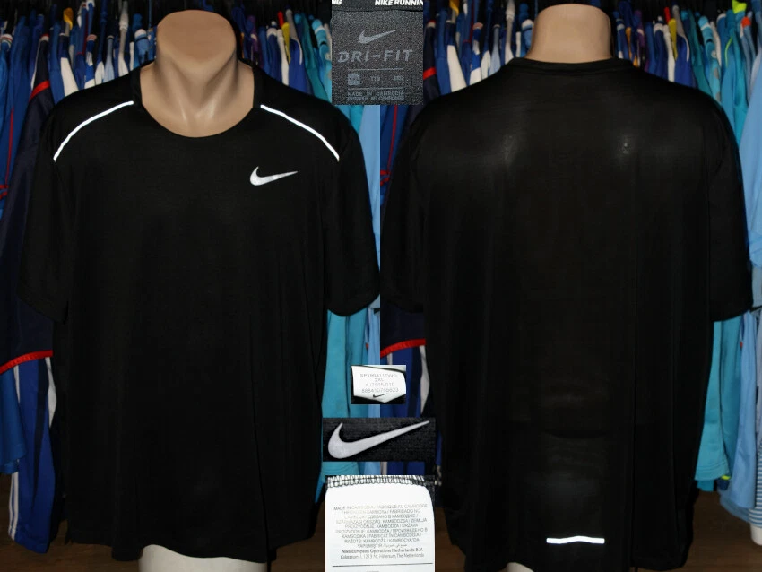 Nike Running Dri Fit Training Jogging Shirt Maillot Trikot Maglietta Top