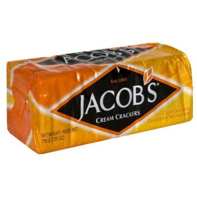 Jacob's Cream Crackers, 7.05-Ounce Packages (Pack of 24)