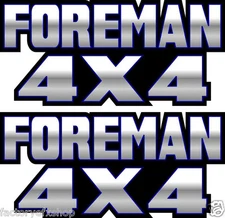 Foreman 4x4 Blue Gas Tank Graphic TRX 450 400 500 Decal Sticker Atv Quad Fender