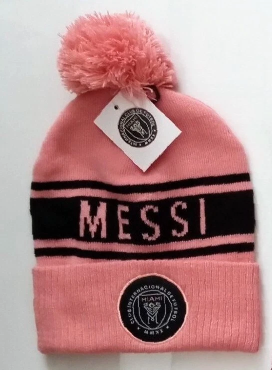 MESSI PINK WINTER HAT $25
