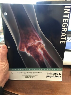 UMHB Anatomy and Physiology Textbook Pearson Custom Integrate 2016
