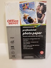 NEW Office Depot Professional Inkjet Photo Paper 100 Sheets 4x6 Glossy L6