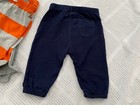 EUC Lot Of 3 Baby Gap Unisex Toddler Pants Size 6-12 M Blue Gray Orange — photo 3
