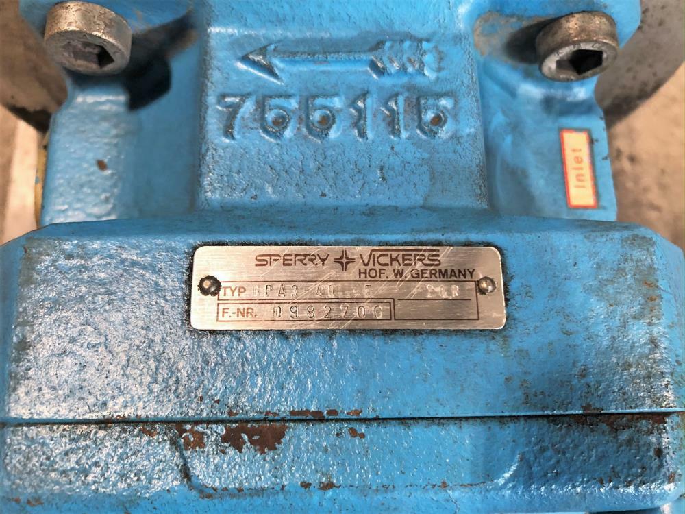 Sperry Vickers 11/2" NPT Hydraulic Gear Pump GPA340E20R w/KTR