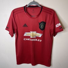 MANCHESTER UNITED 2019-20 HOME FOOTBALL SOCCER JERSEY ADIDAS ED7386 MEN Sz S