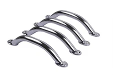 4X Stainless Steel Marine Grab Handle Polished 9" Marine Boat Oval Tube Handrail