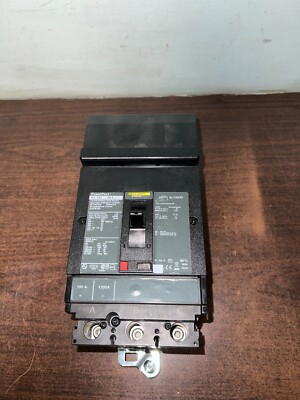 SQUARE D HJA36100  POWERPACT 3 POLE 100 AMP BREAKER EXCELLENT CONDITION     S6