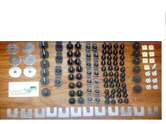 122pc Front End Sheet Metal Hardware Kit For Chevy Camaro Impala Chevelle - Bolts Clips Fasteners
