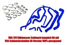 VR6 Kühlwasser Silikonschlauchkit BLAU AAA ABV Golf 3 Golf 2 Jetta 2.8L 2.9L