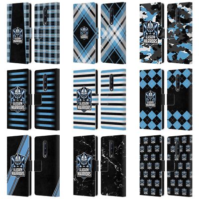 OFFICIAL GLASGOW WARRIORS LOGO 2 LEATHER BOOK WALLET CASE FOR ONEPLUS PHONES