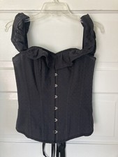 Overbust Corset UK 14 Corset Story Adult Cosplay Burlesque Renaissance Free S/H