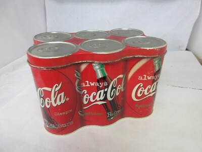 VINTAGE 1998 COKE COCA COLA   TIN STORAGE CONTAINER  971-C