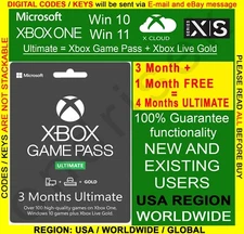 Xbox Game Pass Ultimate 3 Months | Game Pass Core | USA Region