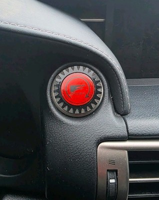 Red F Sport Start Button (IS, GS, ES, RC)