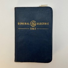 General Electric GE Diary Appointment Book 1963 Reference Vintage Pocket Planner