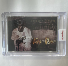 Topps 2022 Project70 Jackie Robinson Brooklyn Dodgers #850 Artist Proof #32/51