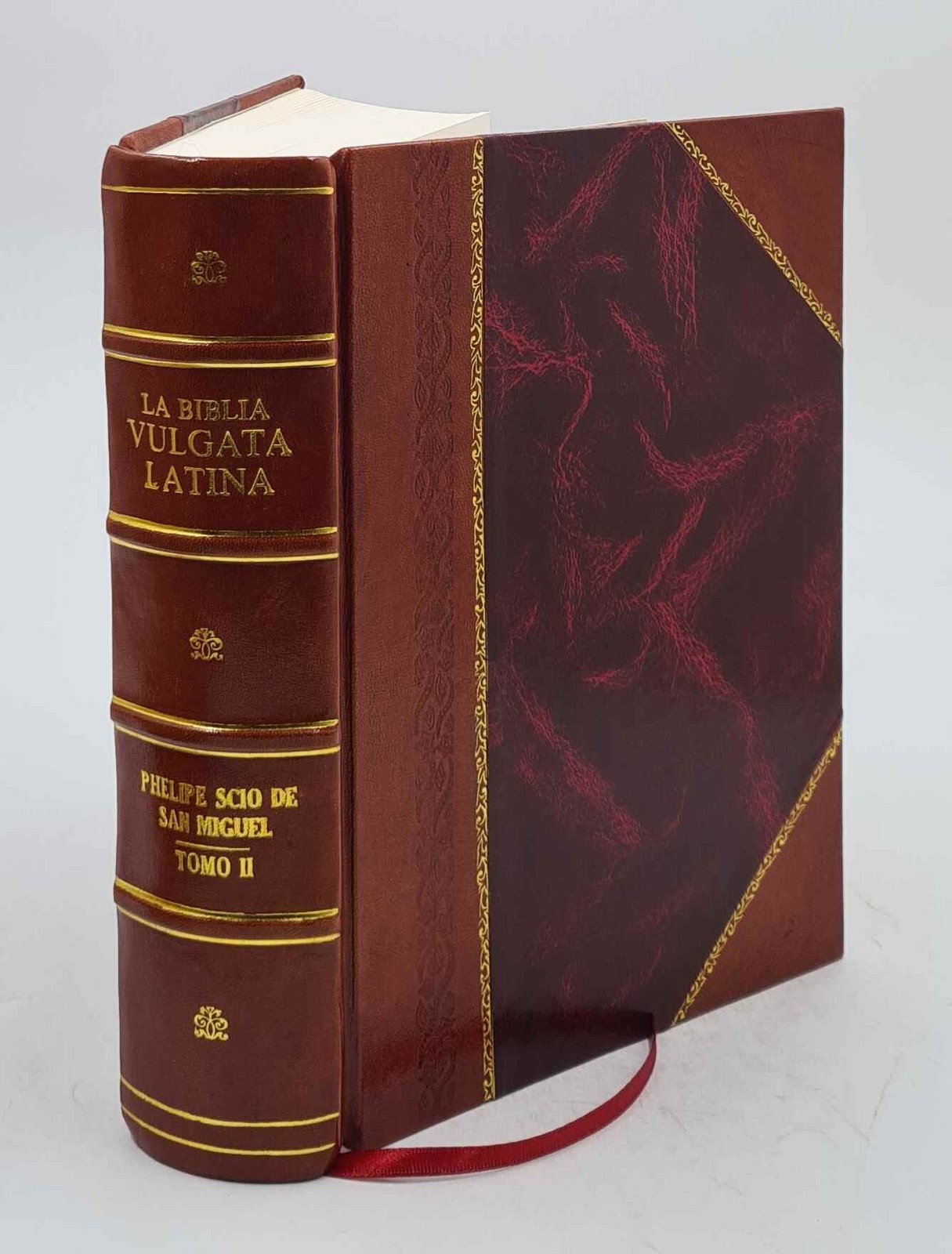 La Biblia Vulgata Latina : Traducida En Espan?Ol, Y Anotada Conf [Leather Bound]