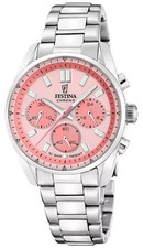 Image of Festina Boyfriend Quartz Chronograph (37.5mm) Coral Pink Dial / F20753/4 Watch