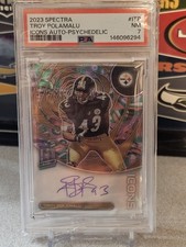 2023 Spectra Troy Polamalu Icons Auto Psychedelic 1/5