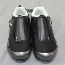 NEW DESIGNER CARTER'S ATHLETIC BLACK/WHITE/SILVER SOCCER CLEATS SIZE 13 YOUTH