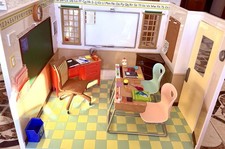 Our Generation Awesome Academy School Room for 18 in Dolls-3 Desks  Accessories