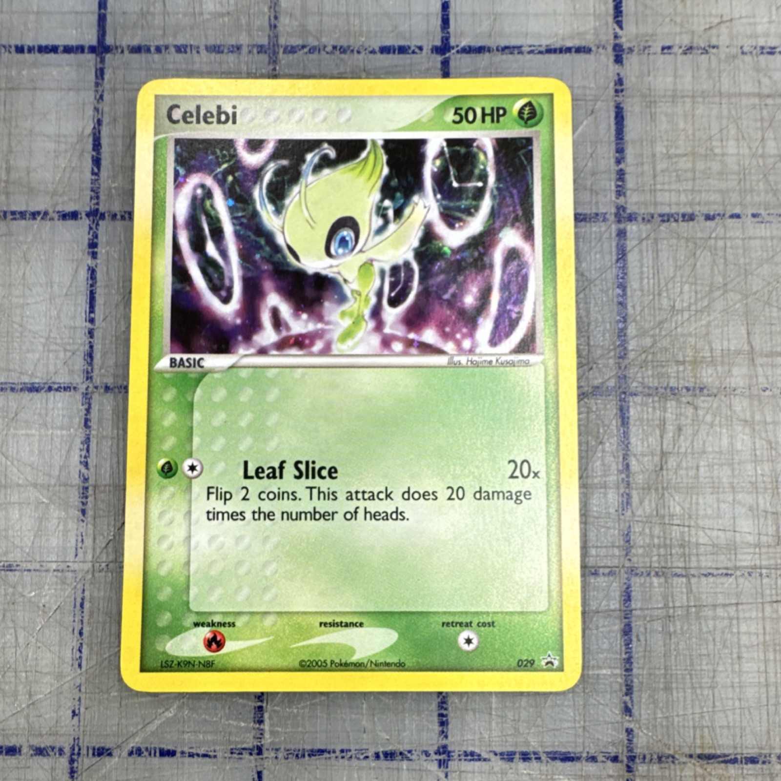 Pokémon Celebi 029 Nintendo Promo Holo Basic 50HP Card 2005 English