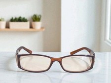 Fendi F729R 216 Brown Rectangle Eyeglasses Frames Lenses Need Replaced