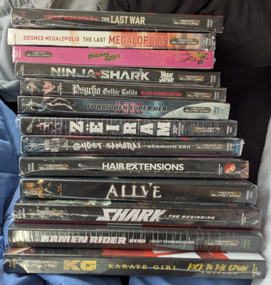 Media Blasters Blu-ray Lot (13) NEW SEALED Slipcovers Cult Action Asian Cinema